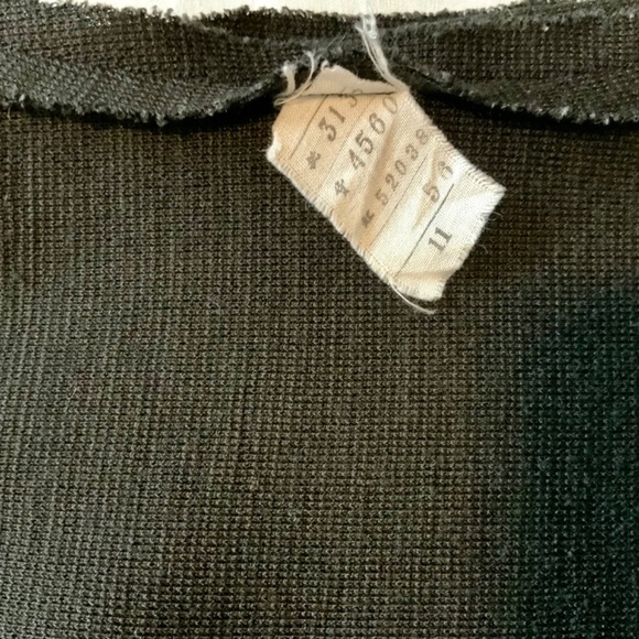Vintage One Of A Kind Black Knit Crochet Low Back Festival Dress - Picture 10 of 10